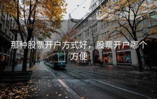 那种股票开户方式好，股票开户哪个方便