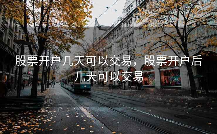 股票开户几天可以交易，股票开户后几天可以交易