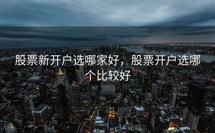股票新开户选哪家好,股票开户选哪个比较好 股票新开户选哪家好,股票开户选哪个比较好